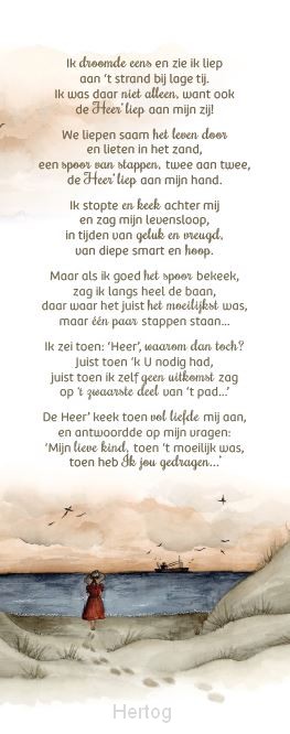 Voetstappen - boekenlegger