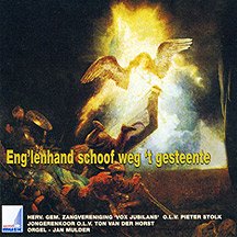 Eng'lenhand schoof weg 't gesteente
